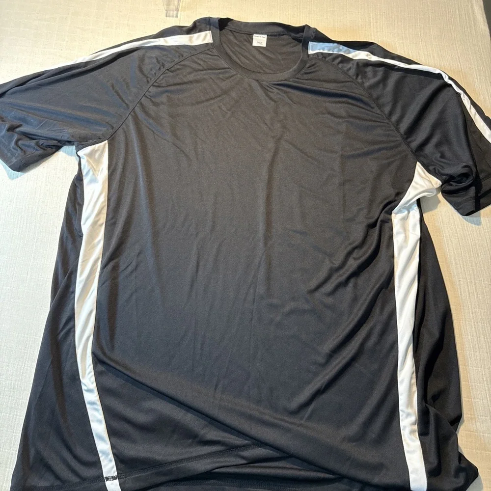 Sports‎ Tek black polyester wicking dry fit  size 3XLT
